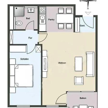 Am Kurhaus 202 - Ferienidyll An Der Seebrücke Pp 47 Apartment *